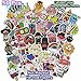 Produktbild Vintage 50 Stücke Aufkleber Kühlschrank Cartoon Snowboard Aufkleber Mixed JDM Stil Dekor Gepäck Laptop Skateboard Vinyl Aufkleber Spielzeug Zubehör