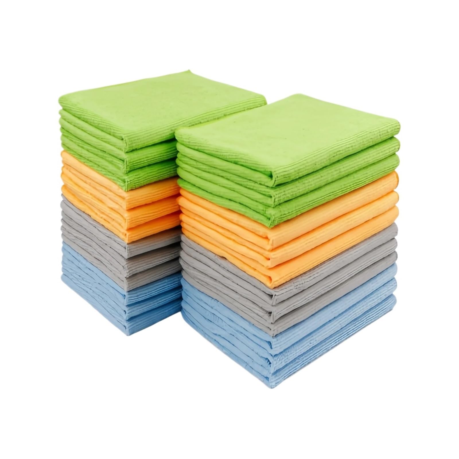 24-Pack Lint-Free Microfiber Cloths - 12x16 Inch Towels for Car Detailing Kitchen Home Cleaning — view 2