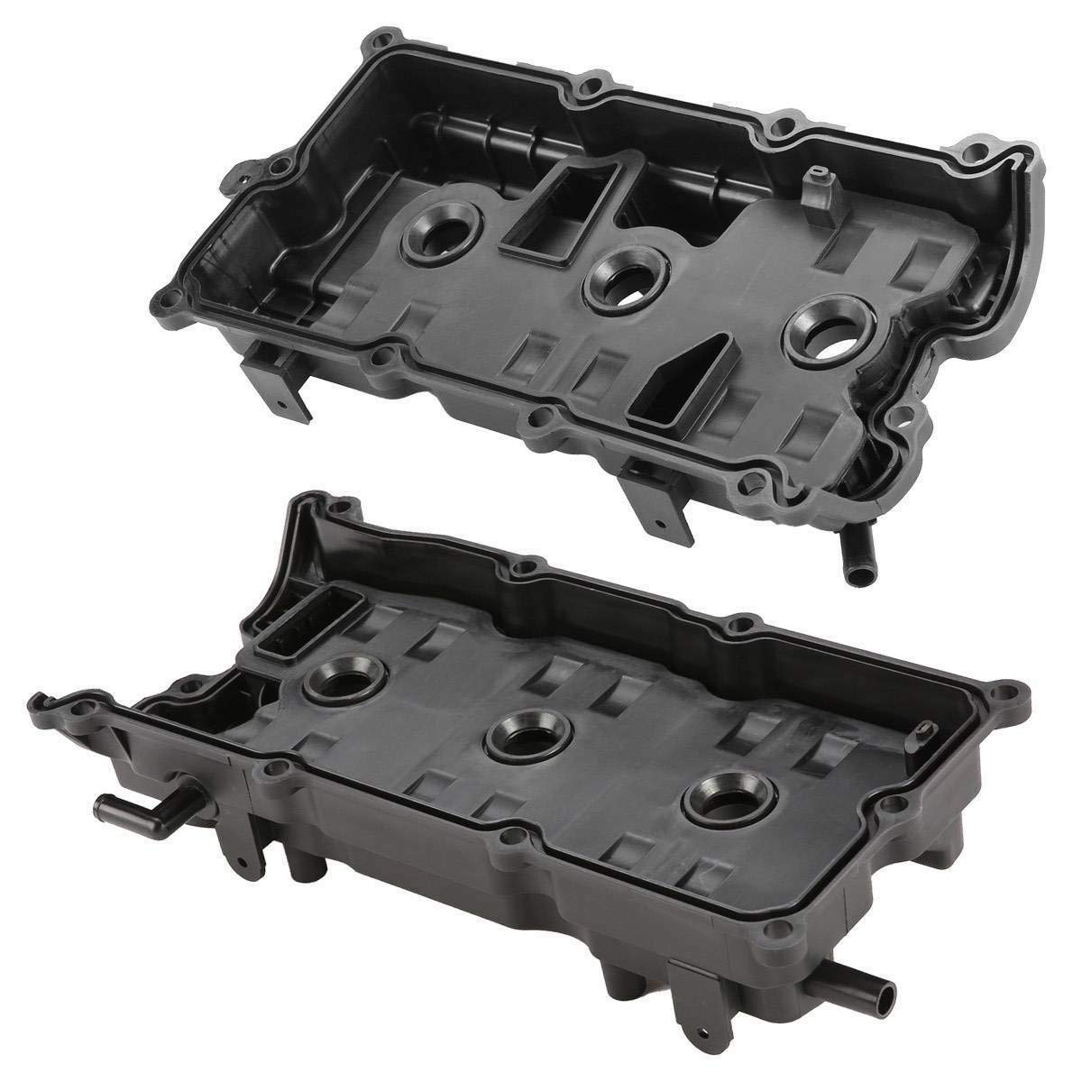 A-Premium Pair (2) Engine Valve Covers Kit with Gaskets Compatible with Nissan Altima (Teana) 2002-2006 Maxima 2002-2008 Quest 2004-2009 Murano 2003-2007 V6 3.5L VQ35DE