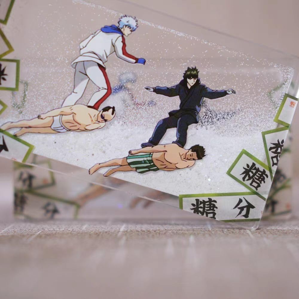 Amazon.co.jp: 銀魂 坂田银时 土方十四郎 アクリル流沙麻雀 アニメ