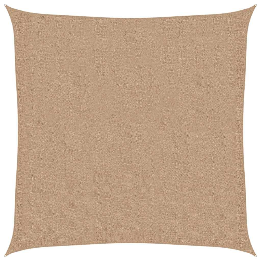 Voile d'ombrage carré taupe 3x3 m pour ombrager votre balcon ou repas sur la terrasse