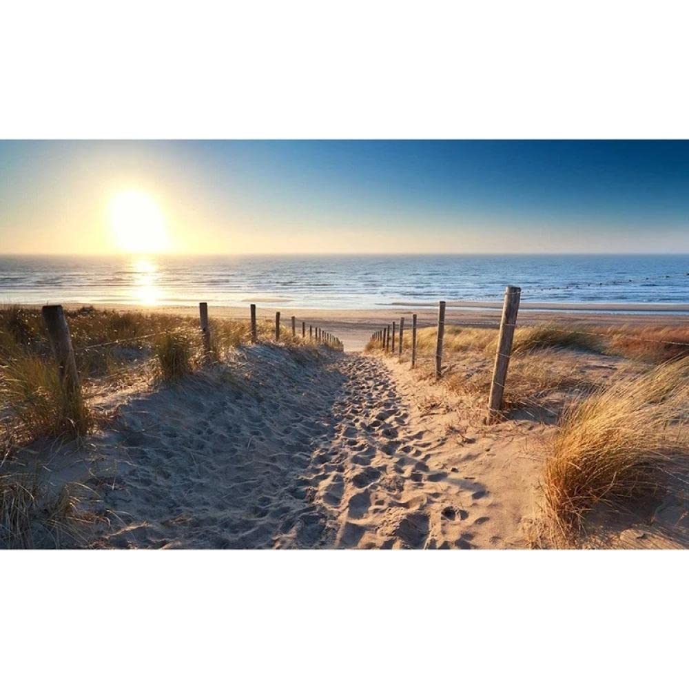 Obra de Arte de Juego de Rompecabezas para Adultos Playa de la Costa Puzzle de 1500 Piezas para Adultos Juego de Rompecabezas para Familiar