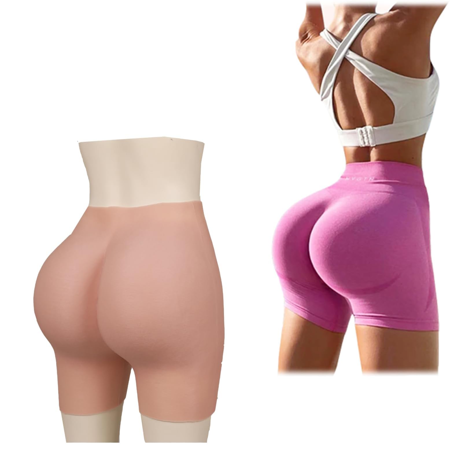 Realzador De Trasero Enorme De Silicona para Mujer, Moldeador De Cuerpo Y Caderas, Bragas Acolchadas De Realce, Ropa Interior,Color 1,S