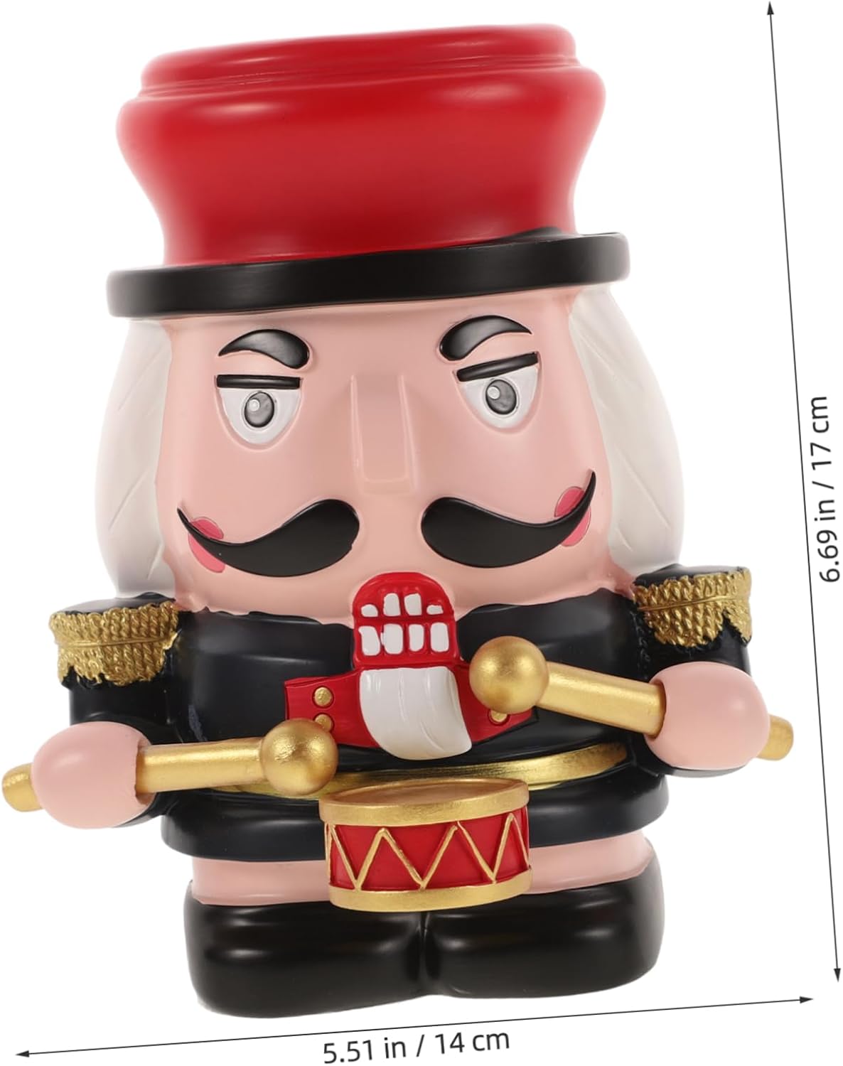 VICASKY Decorative Soldier Money Box Resin Piggy Bank for Kids Jar Cute Holder for Nursery Decor