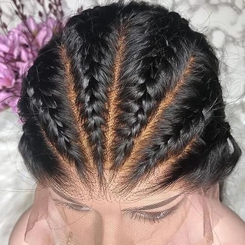 Miniatura 2 de Pelucas para mujeres blancas pelucas de cabello humano con encaje frontal negro natural para mujeres negras sin pegamento encaje invisible 360 lacio