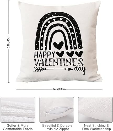 Miniatura 5 de Funda de almohada romántica para el día de San Valentín, boda, compromiso, aniversario, funda de cojín cuadrada, decoración del hogar, dormitorio,