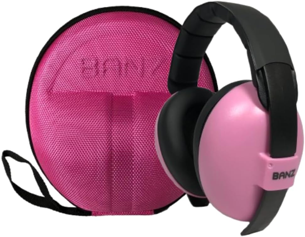 BANZ Baby Earmuffs Infant Hearing Protection – Ages 0-2+ Years – The Best Earmuffs for Babies & Toddlers – Industry Leading Noise Reduction Rating – Baby Ear Protection INCLUDES CASE