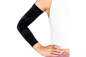 Elbow Brace for Tennis Elbow, Women's Arm Compression Sleeve for Pain Relief with UV Protection