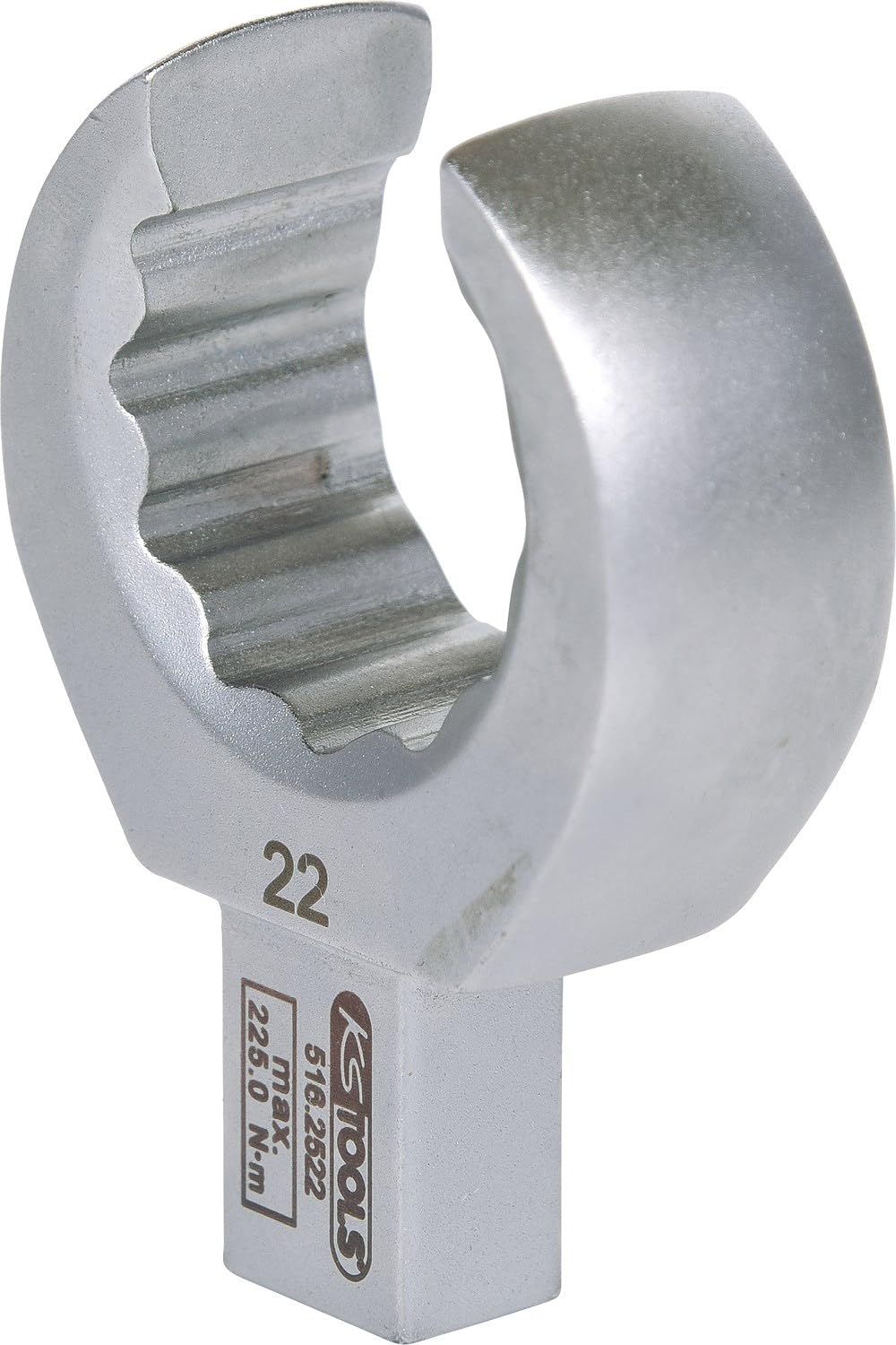 Ks Tools Satin Chrome-Plated. 516.2522 9 X 12Mm/ 22Mm Qc Head Open Ring Spanner