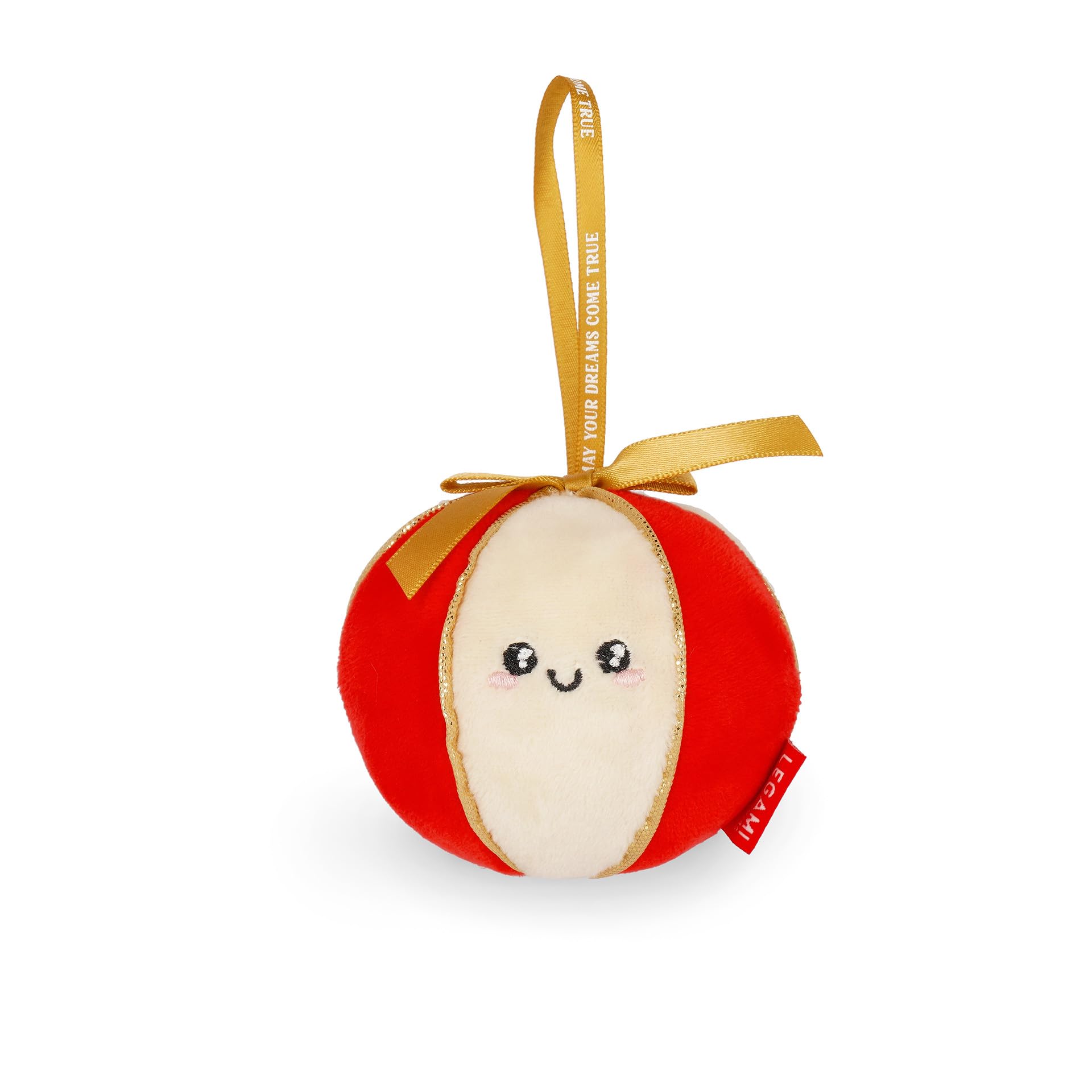 Legami - Oh-Oh-Ornaments Christmas Decoration Plush Christmas Ball Christmas Tree Hanging Decoration Polyester 9 x 10 x 4 cm