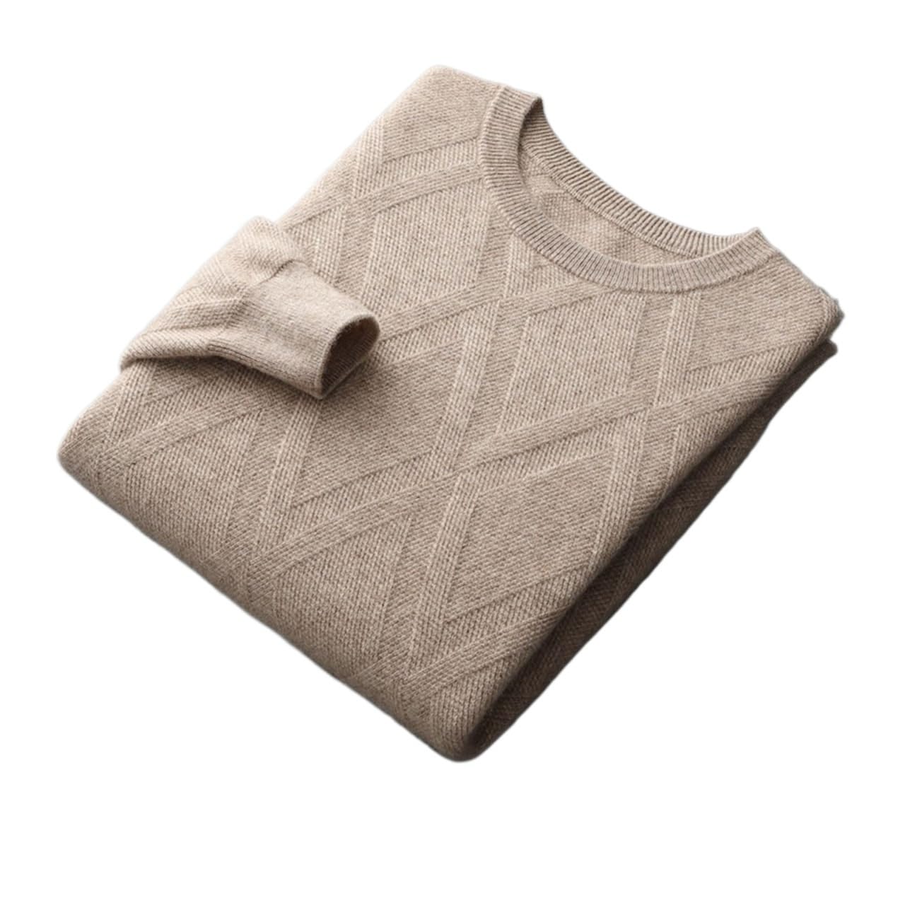 Pull en cachemire pour homme col rond idéal pour vos sorties citadines et soirées d'hiver