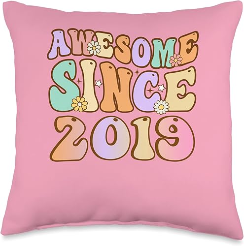 Impresionante almohada de 5 años de 5 años para niñas