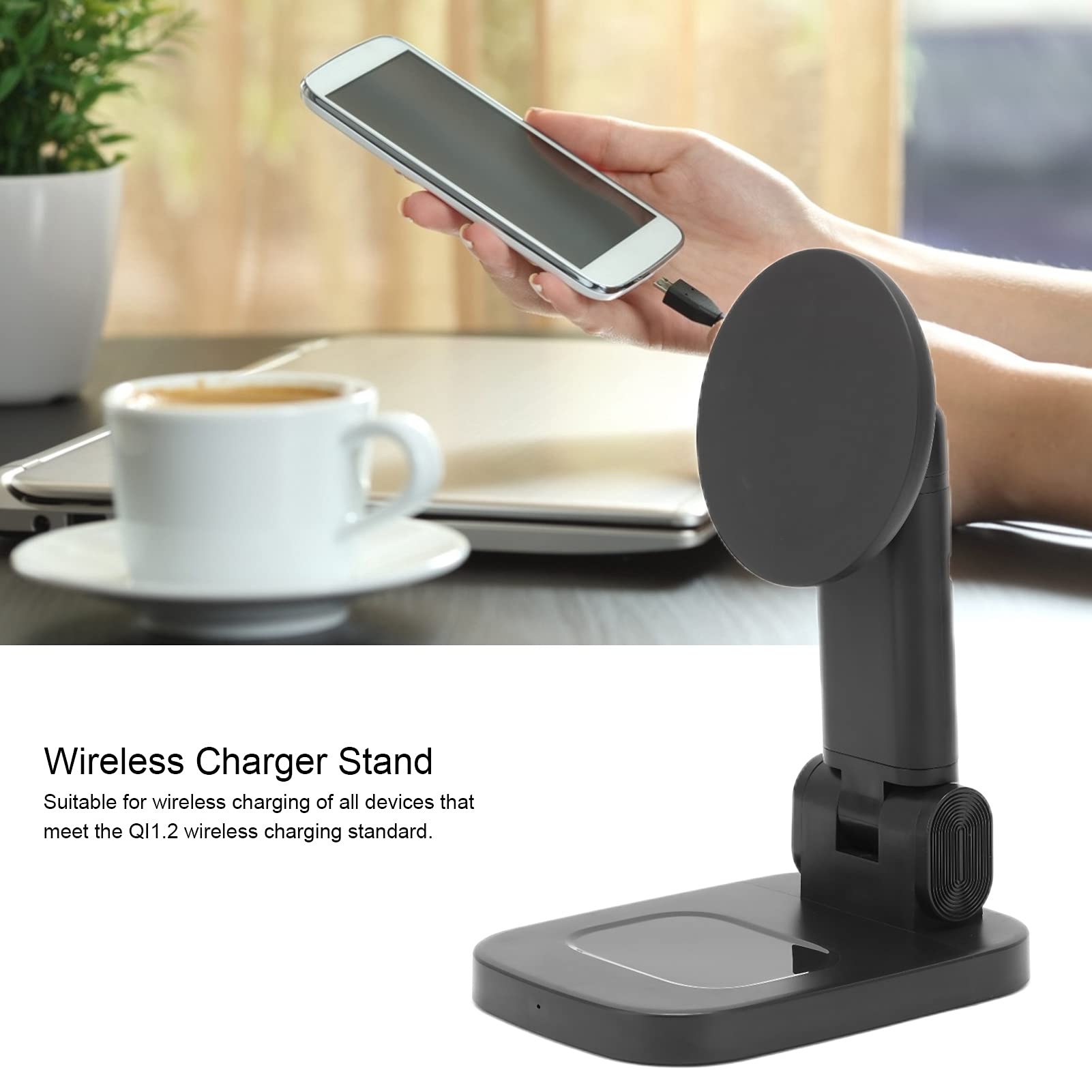Wakects Cargador Inalámbrico Magnético Plegable 3 en 1, 10W