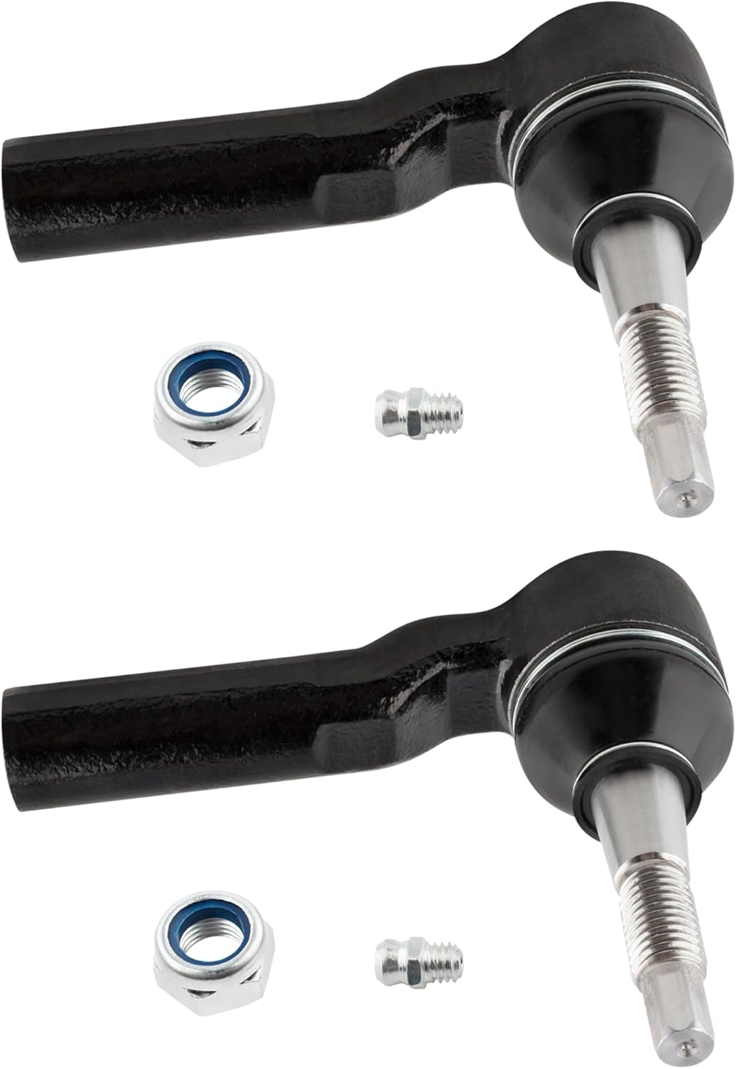 4PCS Inner and Outer Tie Rod End Kit EV800935, ES800901 Fits 2011-2019 For Chevrolet Silverado 2500 HD, 2011-2019 Silverado 3500 HD, 2011-2019 For GMC Sierra 2500 HD, 2011-2019 Sierra 3500 HD