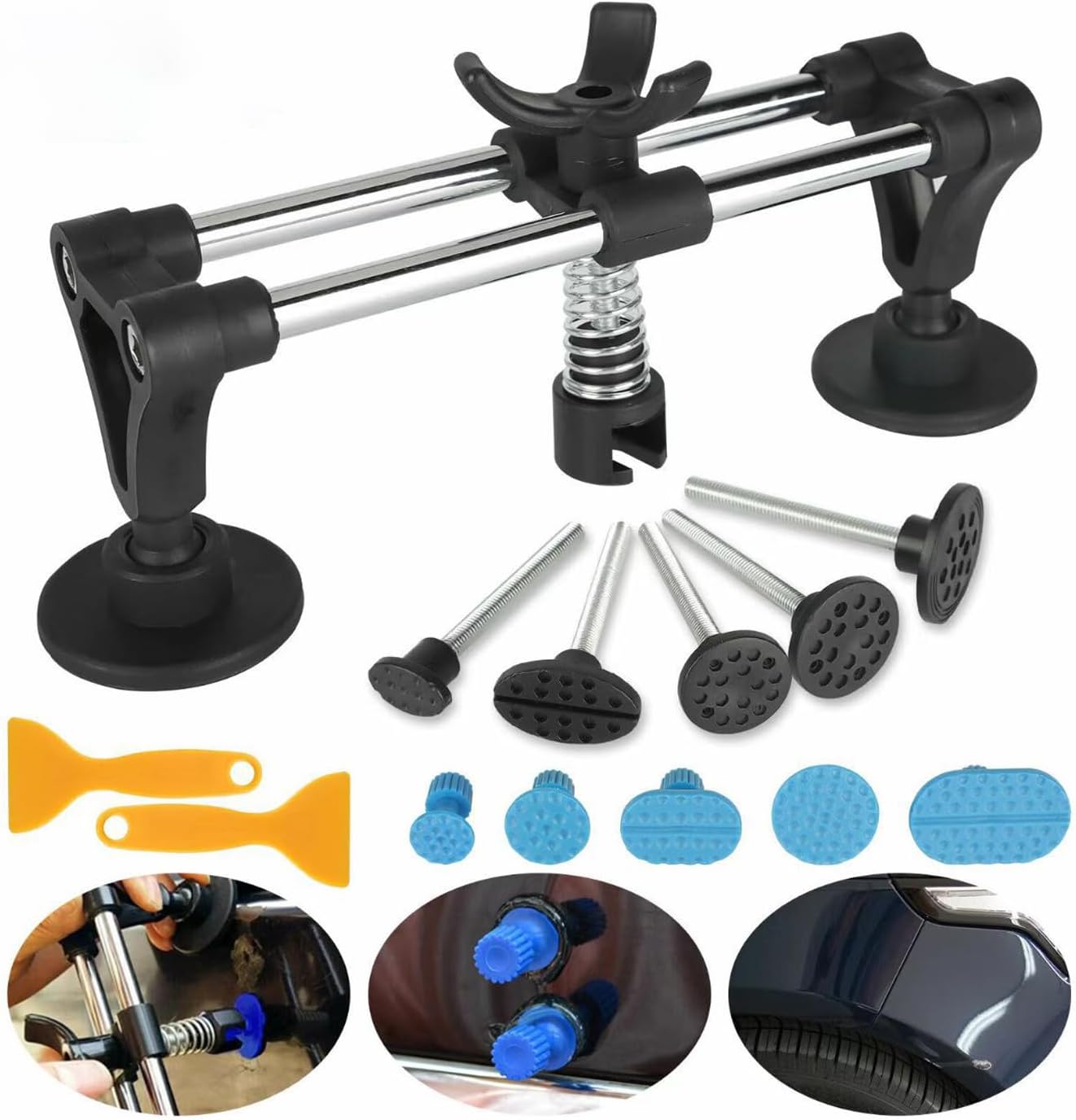 SANON Car Dent Puller, Dent Pulling Tool, Auto Body Dent Repair Kit