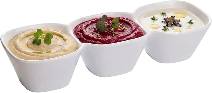 Triple Bowl Serving Dish