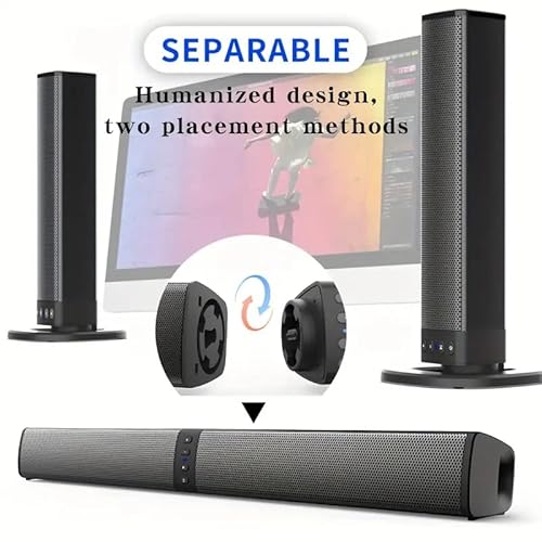 INFIBLA Soundbar pc gamer subwoofer p2 max tv notebook celular tablet divisor portátil de cinema em