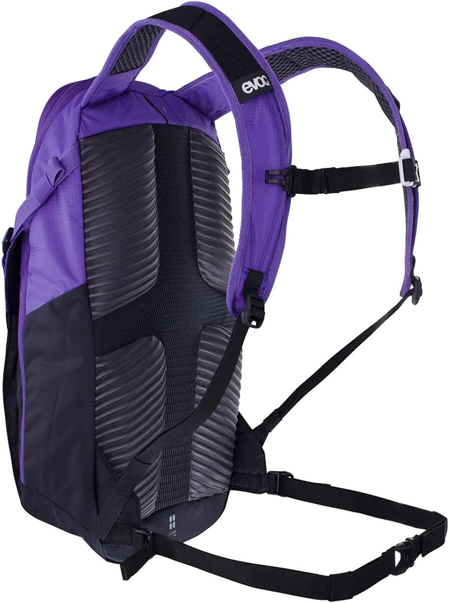 EVOC Ride 8 Hydration Backpack 8L with Ventilated Air Pad Back System, Adjustable Hip Belt, Internal Tool Organizer, Exterior Helmet Transport, Compatible with 3L Bladders, Light Durable N100/D Materi | sports-hydration-packs