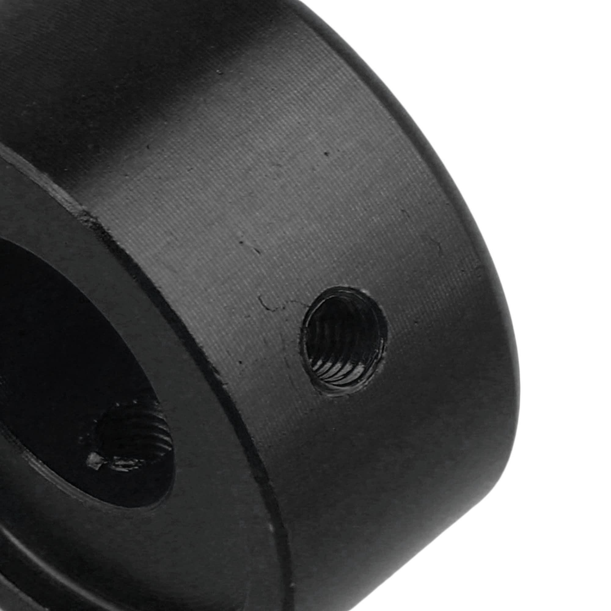 Yibuy 50 tappi di ricambio per effetti chitarra elettrica, in alluminio, colore nero