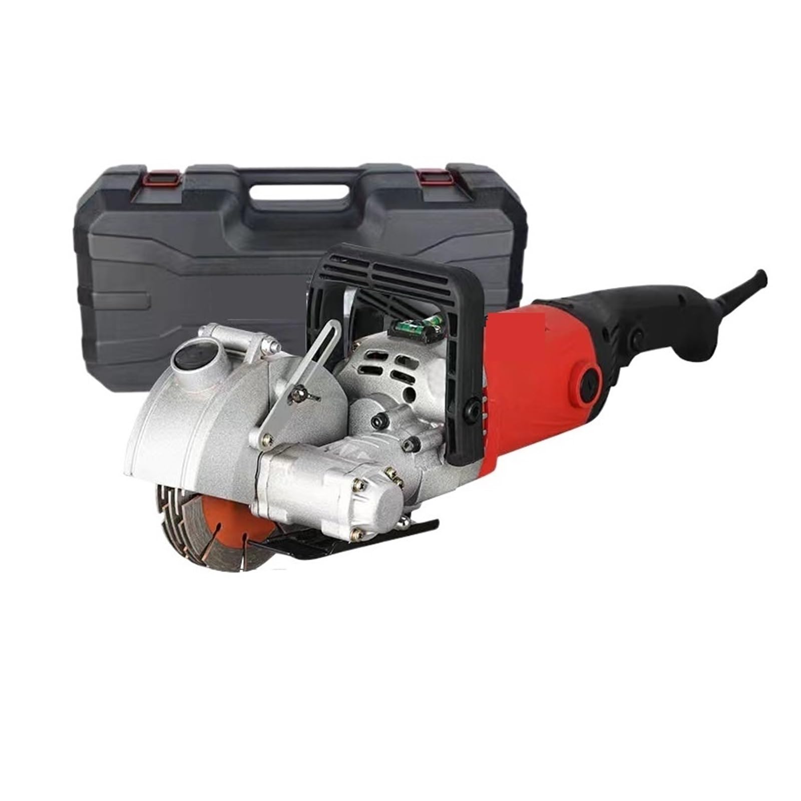 Pqlxjjyur 5800W 5 Saw Blades 8980W Handheld Wall Slotting Machine Brick Cutter Concrete Chaser Groove Hydropower Installation Circular Saw Powerful Grooving(5800W 5 Saw Blades)