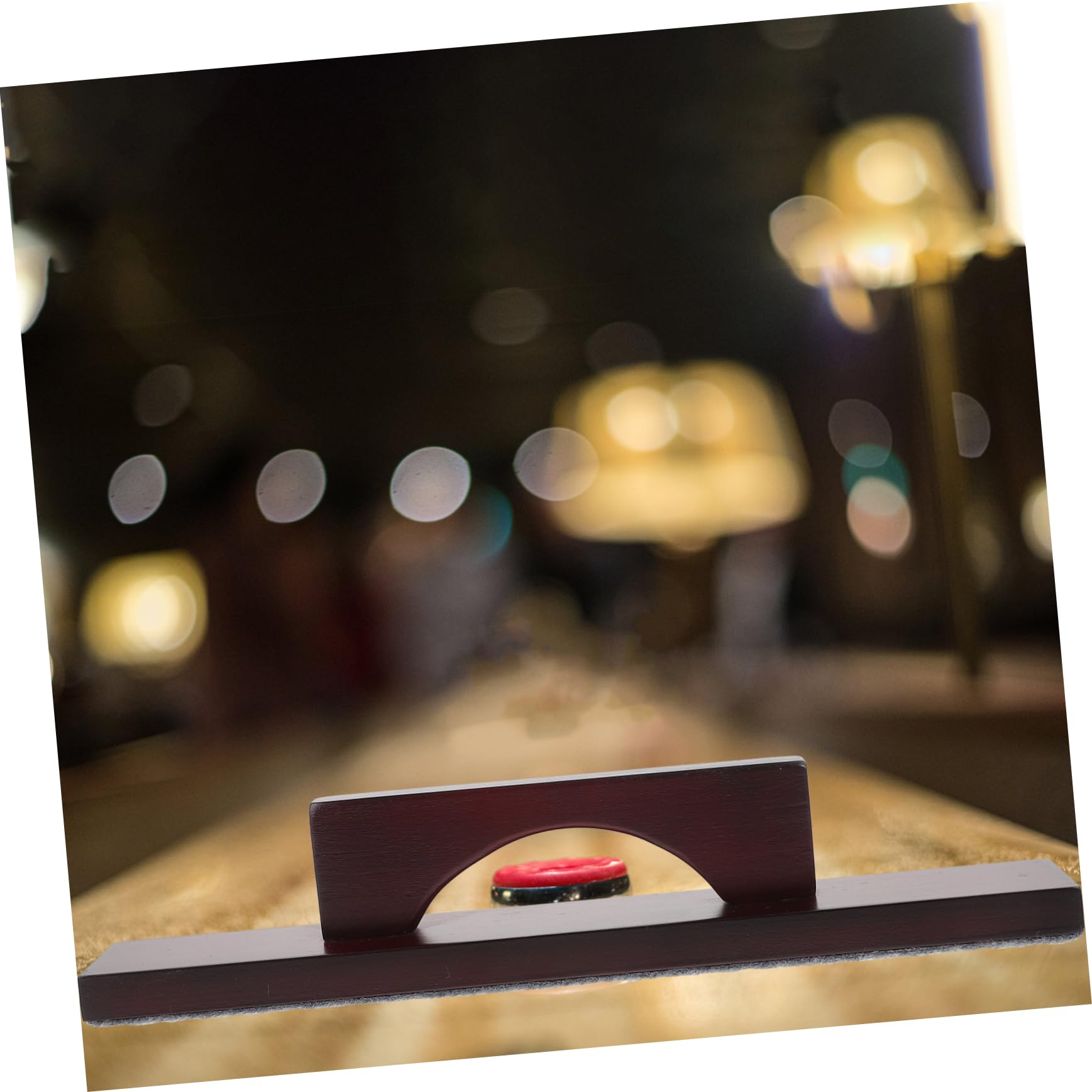 Amosfun Spazzola Legno e Poliestere per Pulizia Shuffleboard Tavolo, Accessorio Leggero e Portatile per Mantenere Tavolo da Biliardo Shuffleboard