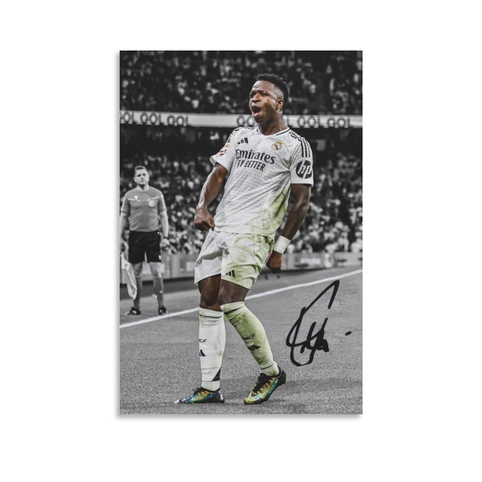 ASUIU Vinicius Jr Canvas Poster Poster Painting Canvas Wall Art Living Room Posters Painting 20x30inch(50x75cm)