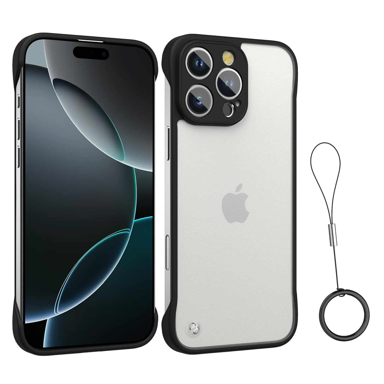 Amazon.com: ASONRL Frameless Phone Case Compatible with iPhone 16