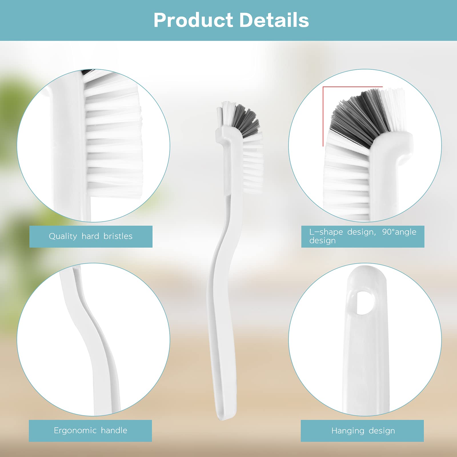 Clean Brush Shoe Kitchen Bottle Brush Sink Bathroom Household Dish Pot Pan Edge Corners Tile Lines Brush With Stiff Bristles