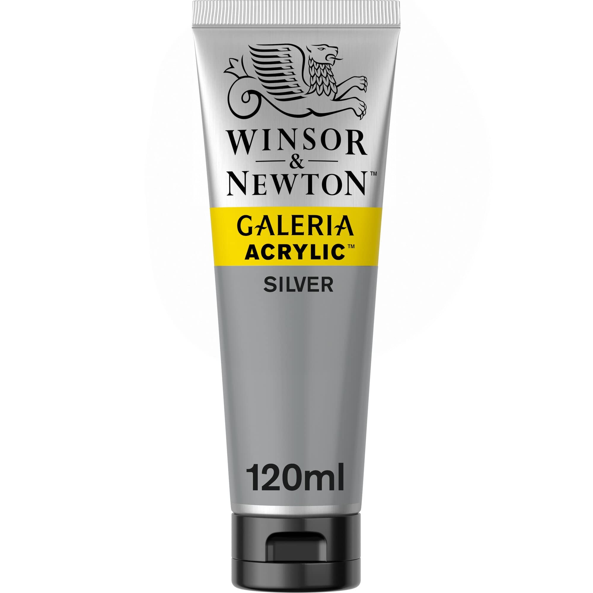Winsor and Newton 120ml Galeria Acrylic Colour Paint - Silver
