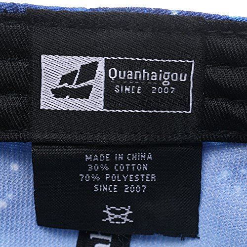 Image of Quanhaigou Snapback Hat for Men Women,Hip Hop Style Colorful Flat Bill Hats Teens Adjustable Baseball Cap