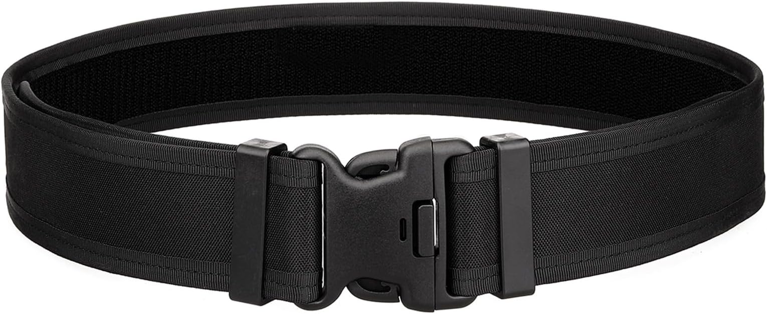 Nylon Mens Tactical Belt,2" Heavy-Duty Work Belt with Adjustable,Quick Release,Wear-Resistant