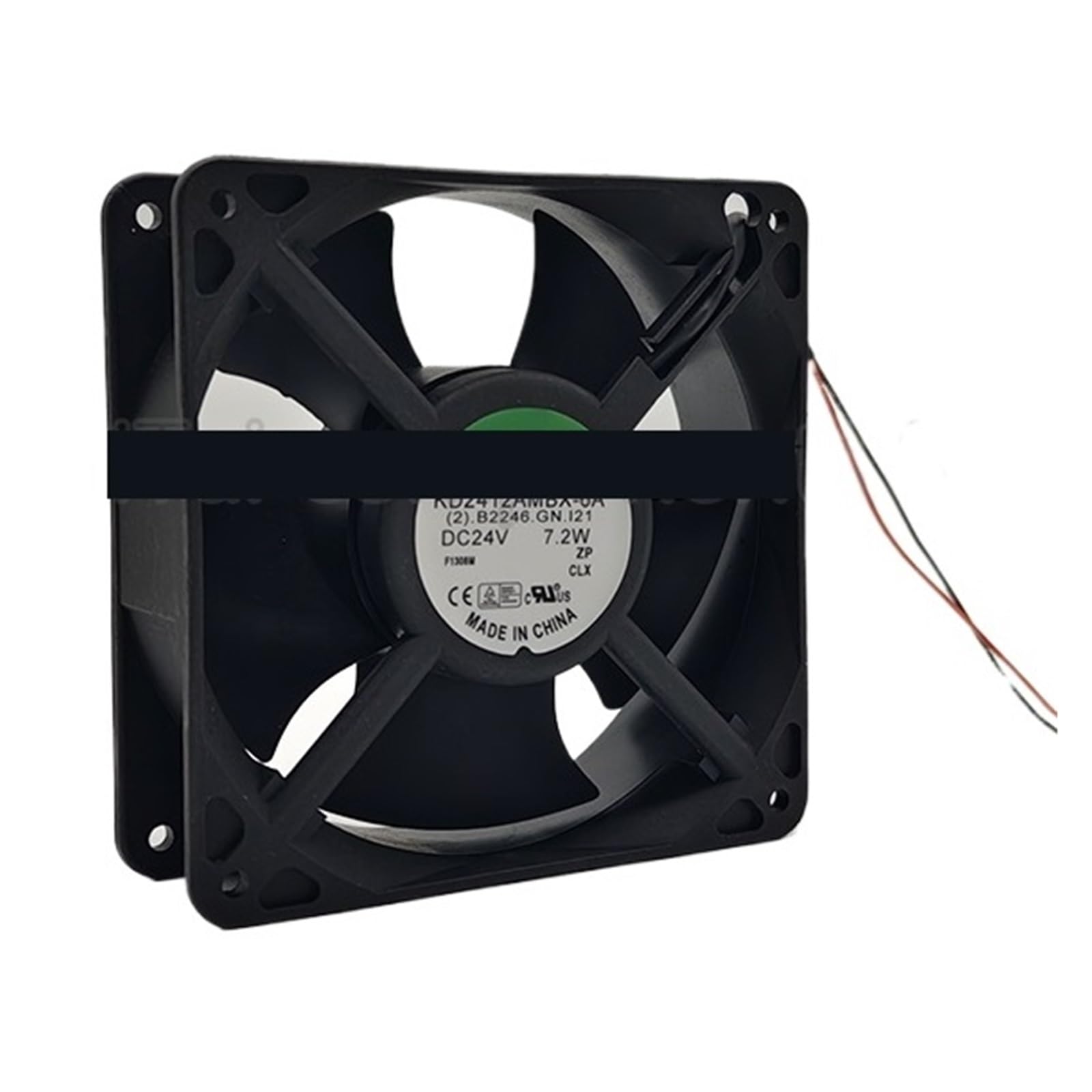 KNIUWMBMH KDE2412AMBX-6A KD2412AMBX-6A 24V 7.2W Cooling Fan