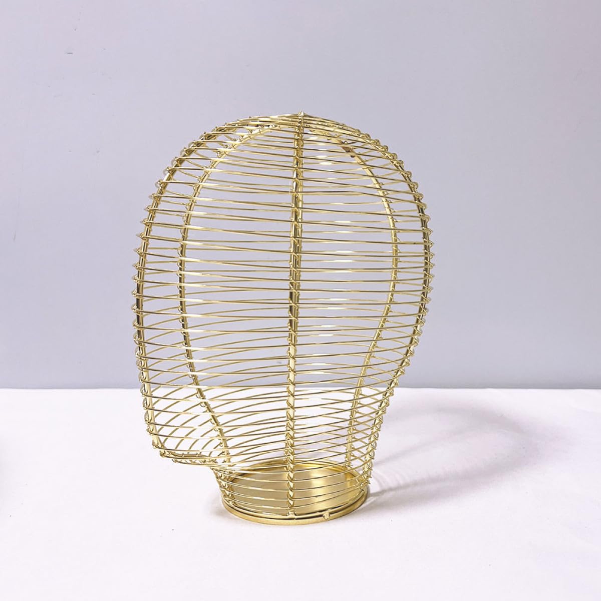 Soporte Metálico para Sombreros Dorado, Estante de Exhibición para Gorras de Tienda, Perchero de Mesa para Almacenamiento y Exhibición en Hogar y Comercio
