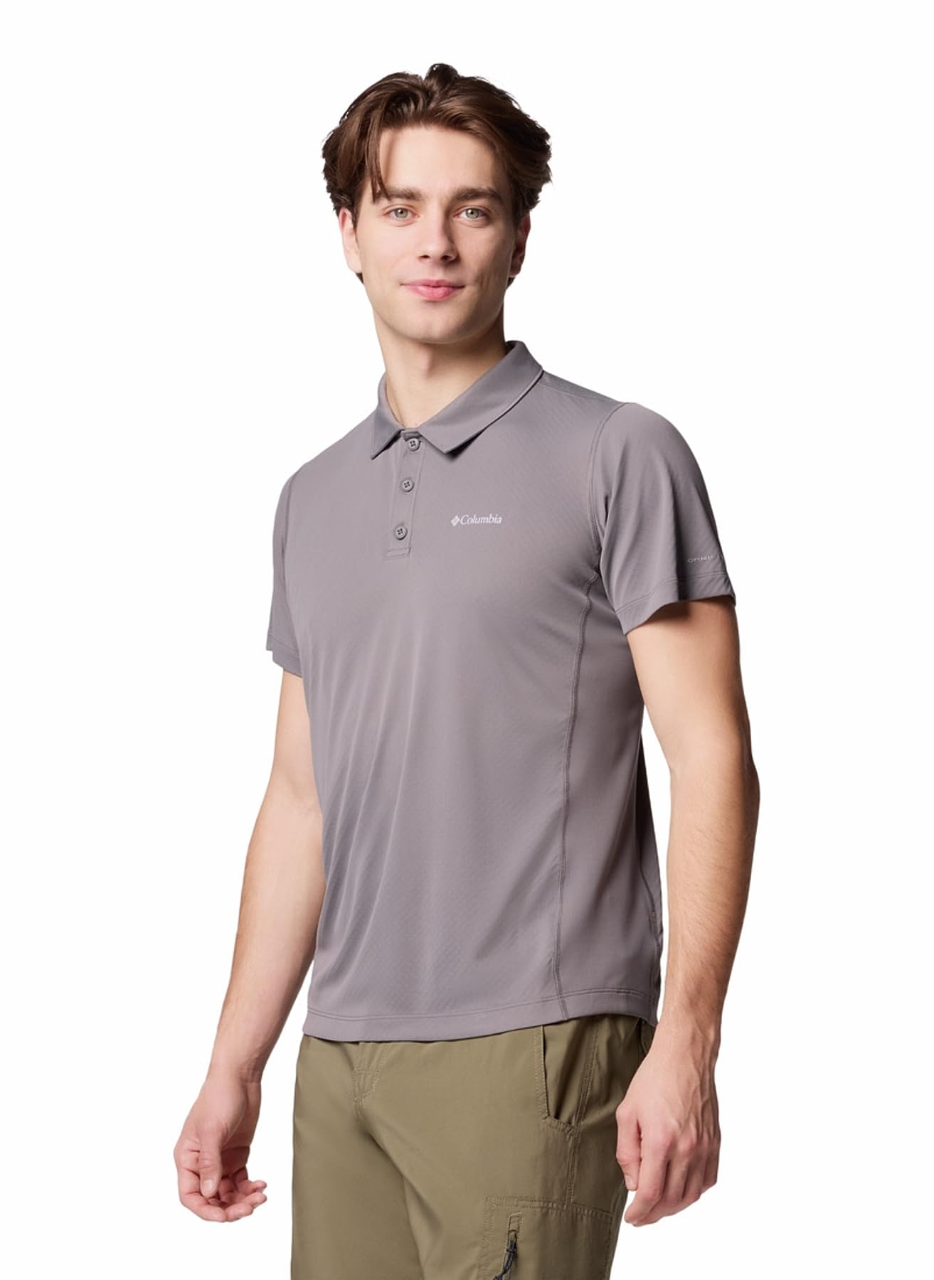 Columbia Men's Zero Rules Light Polo, Technical Polo Shirt, City Grey, XXL
