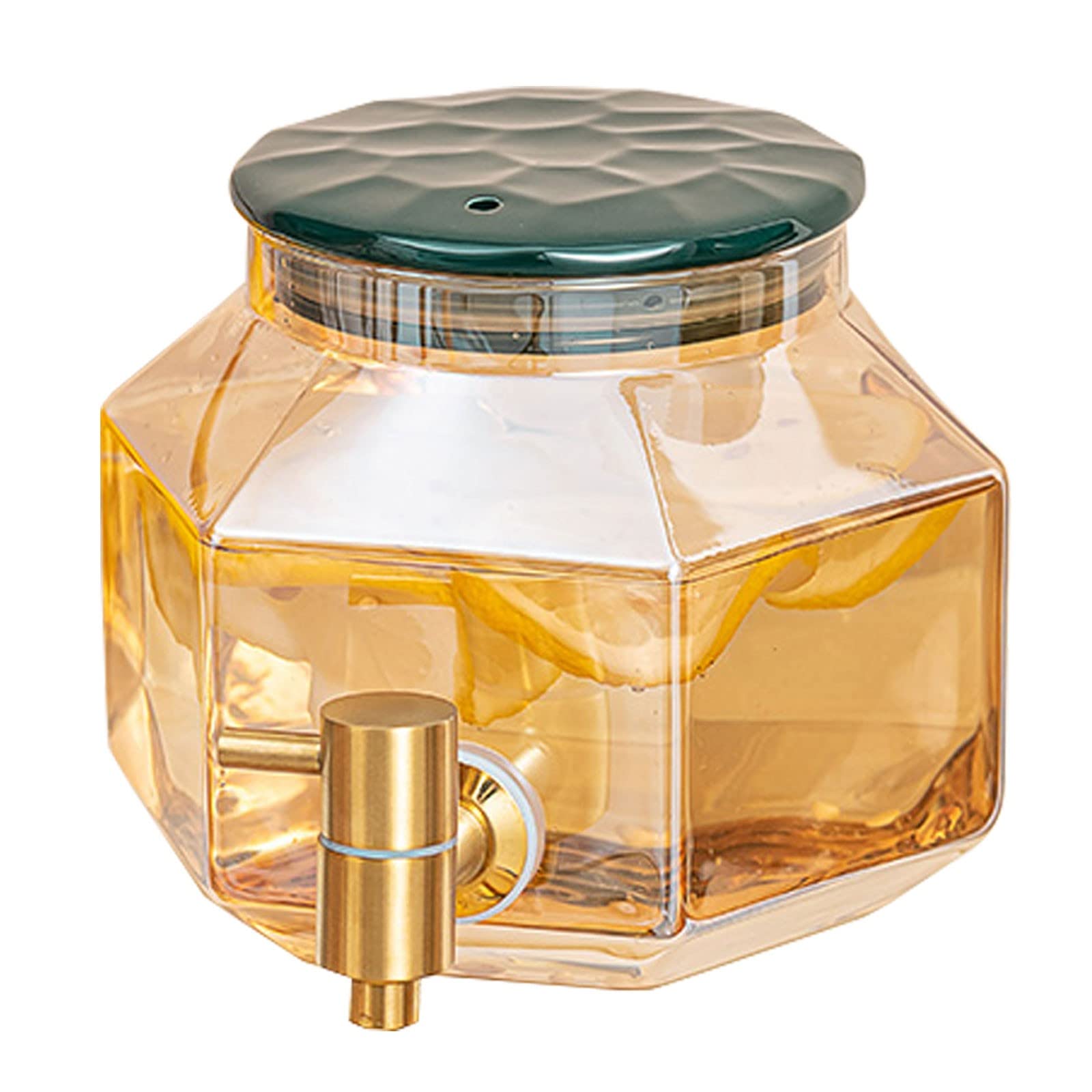 Szklany dozownik napojów z czopem, 2,5 l, idealny do soku, lemoniady, dziurkowania i piwa, łatwy do czyszczenia, zakres temperatur: od -20°C do 150℃