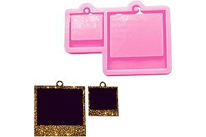 Super Shiny Silicone Shaker Key Tag Mold for Epoxy Resin