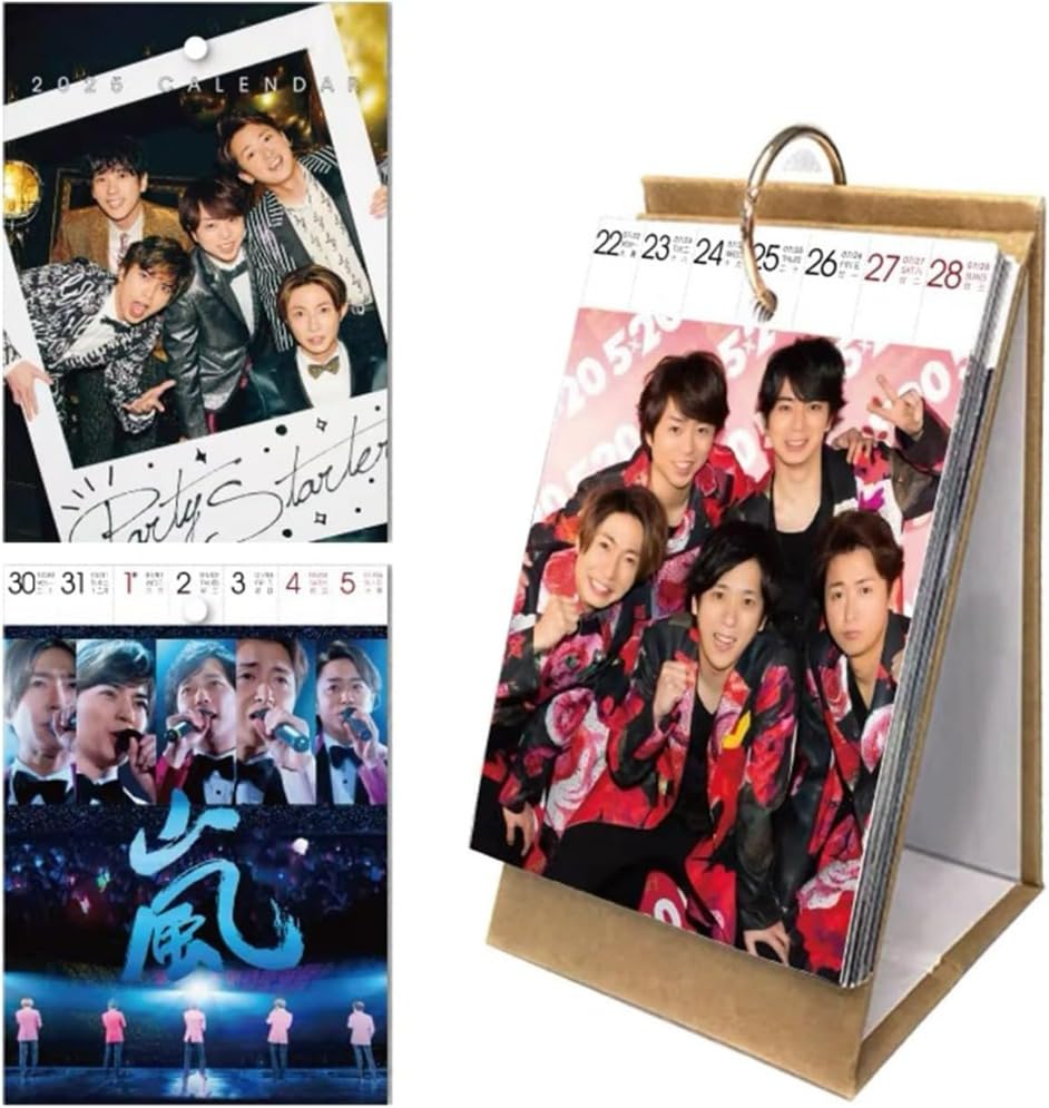Amazon | ARASHI 嵐 2027年版 卓上カレンダー 54枚セット 松本潤 大野