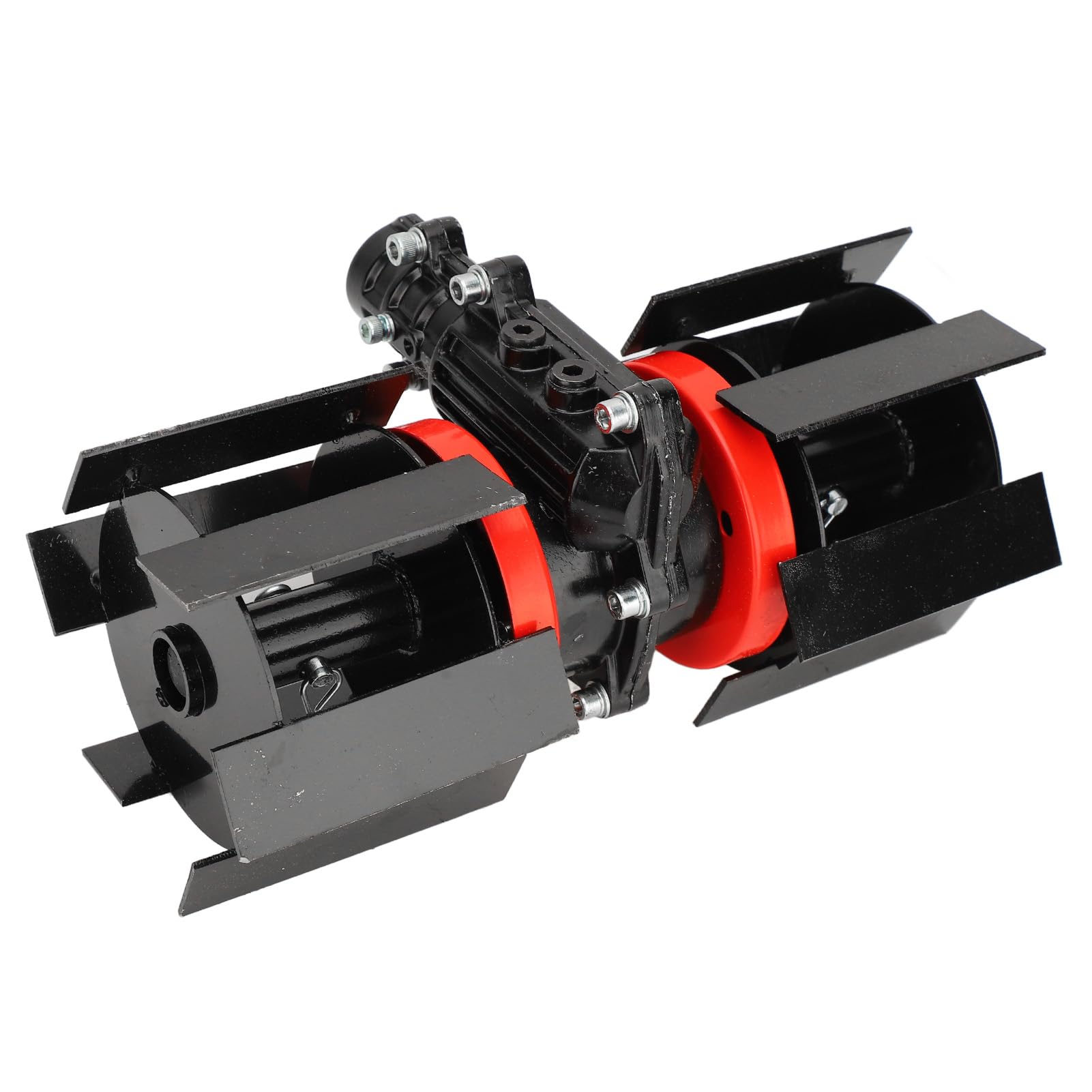 9-Tooth Electric Lawn Trimmer Weed Killer Head, Lawn Edging Cutter Deep Plow Wheel, Universal Garden Tiller for Loose Soils, Lawn Mower Brush Cutter for Garden (28 mm)