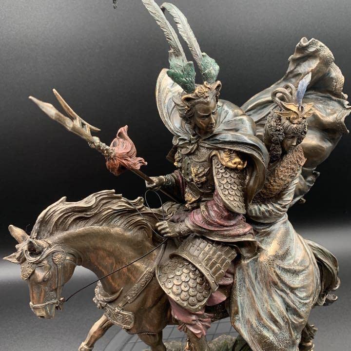 百花三国志　正子公也　諸葛亮孔明　フィギュア ブロンズ風　コールドキャスト 百花三国志 正子公也 諸葛亮孔明 フィギュア ブロンズ風 コールド