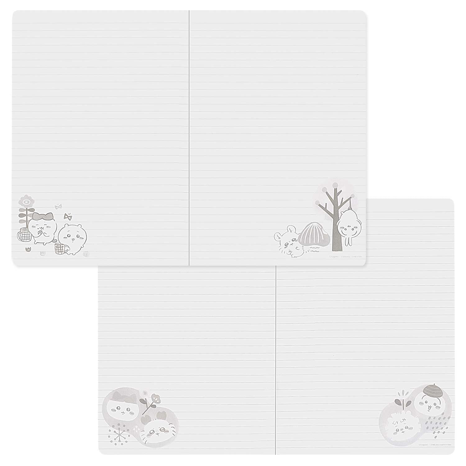 せんまるページ Amazon | サンスター文具 ちいかわ ノート A5 横罫 2冊セット