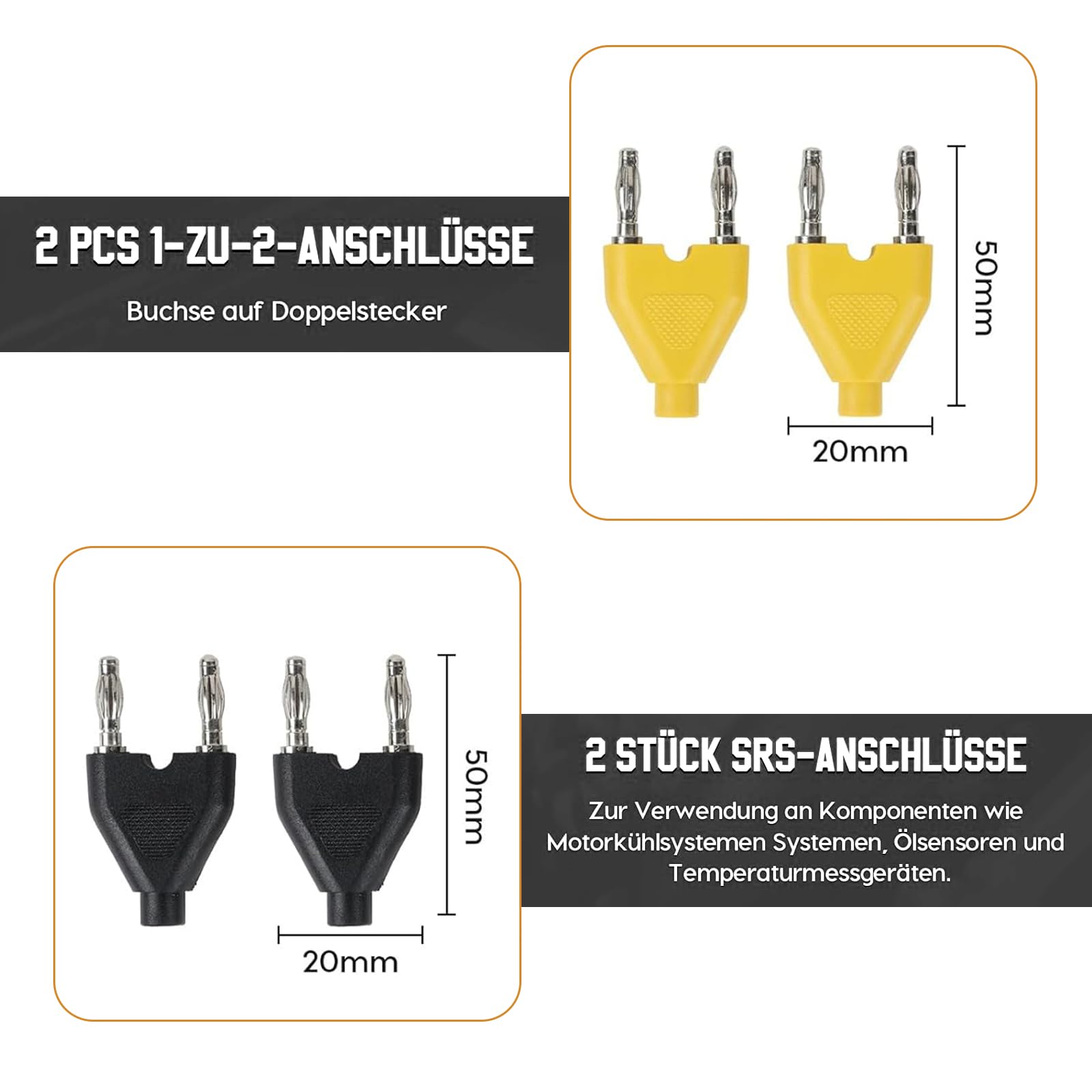 Cables Prueba Multímetro Kit, 92PCS Multímetro Cables de Prueba Set, Kit de Accesorios Puntas Tester para Automóvil y Eléctrico Digital Multifunción con Sondas, Banana y Pinzas Cocodrilo