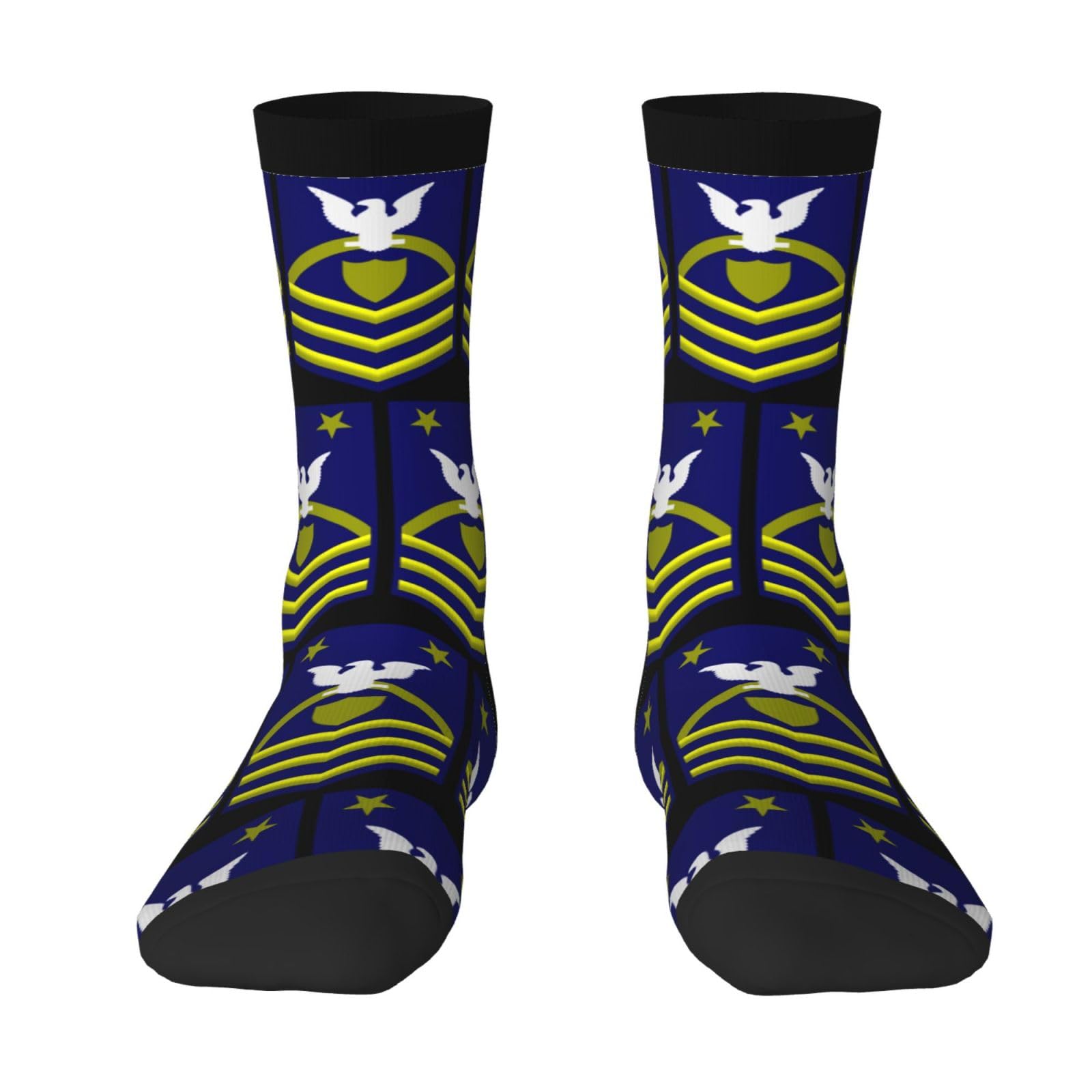 SIYTUAU Uscg Mcpocg (Reserve) Socks For Women Men Cushion Athletic Crew Socks Casual Wicking Socks