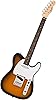 squier by fender debut collection ™ telecaster ® electric guitar, laurel fingerboard, white pickguard, 2-color sunburst