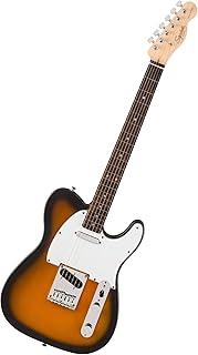 Fender Squier Debut Series Telecaster Electric Guitar, Beginner Guitar, 2-Year Warranty, Includes Free Lessons, 2-Color Sunburst with Satin Urethane Finish