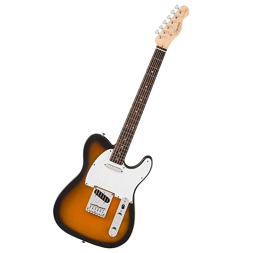 Fender Squier Debut Series Telecaster Electric Guitar, Beginner Guitar, 2-Year Warranty, Includes Free Lessons, 2-Color Sunburst with Satin Urethane Finish