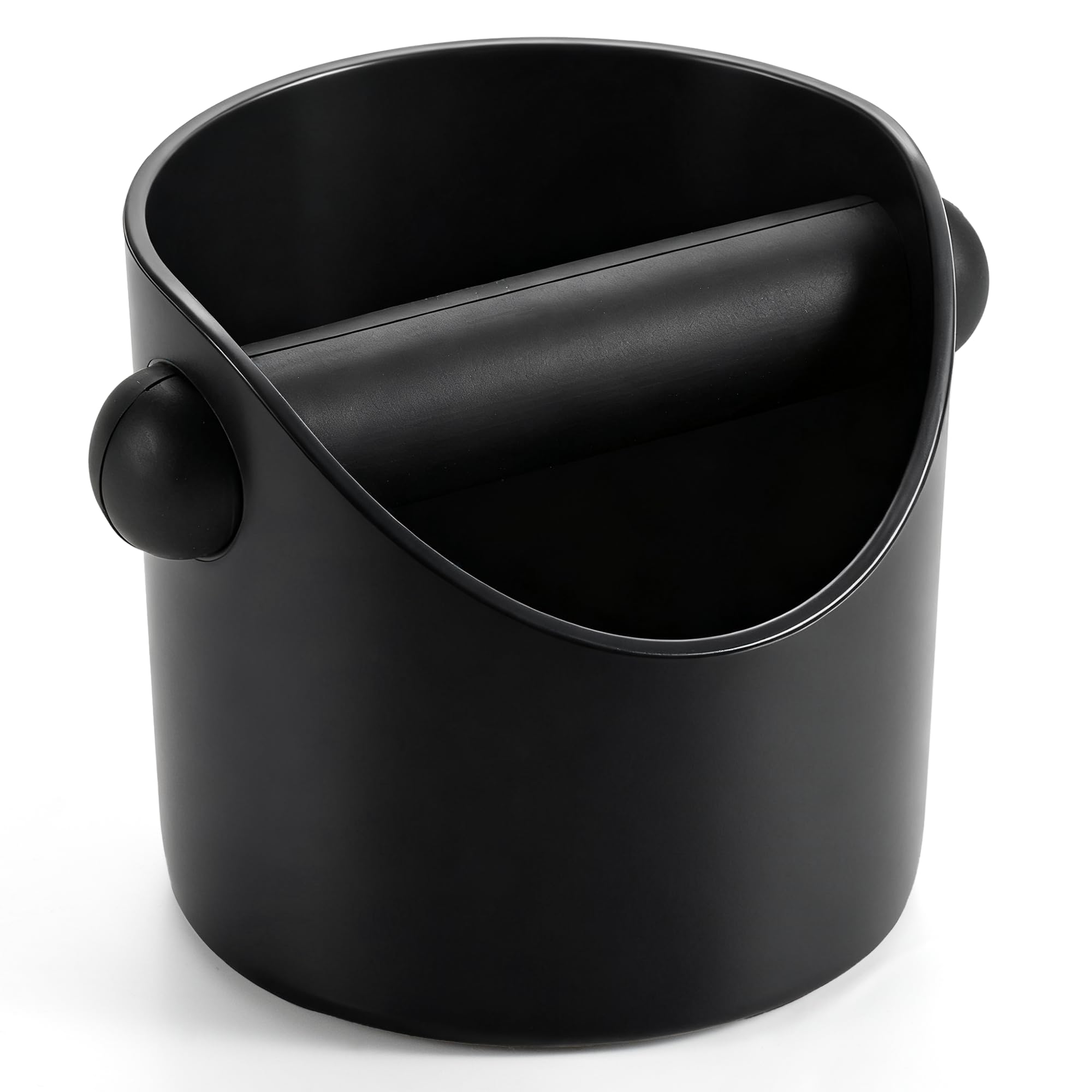 Photo 1 of Li&Zhao Espresso Knock Box - Premium Knock Box for Espresso Machines with Non-Slip Base, Includes Brush and Dust Blower, Knock Box Espresso Accessory for Home, Suitable for 51-53mm Knock Box(Black)