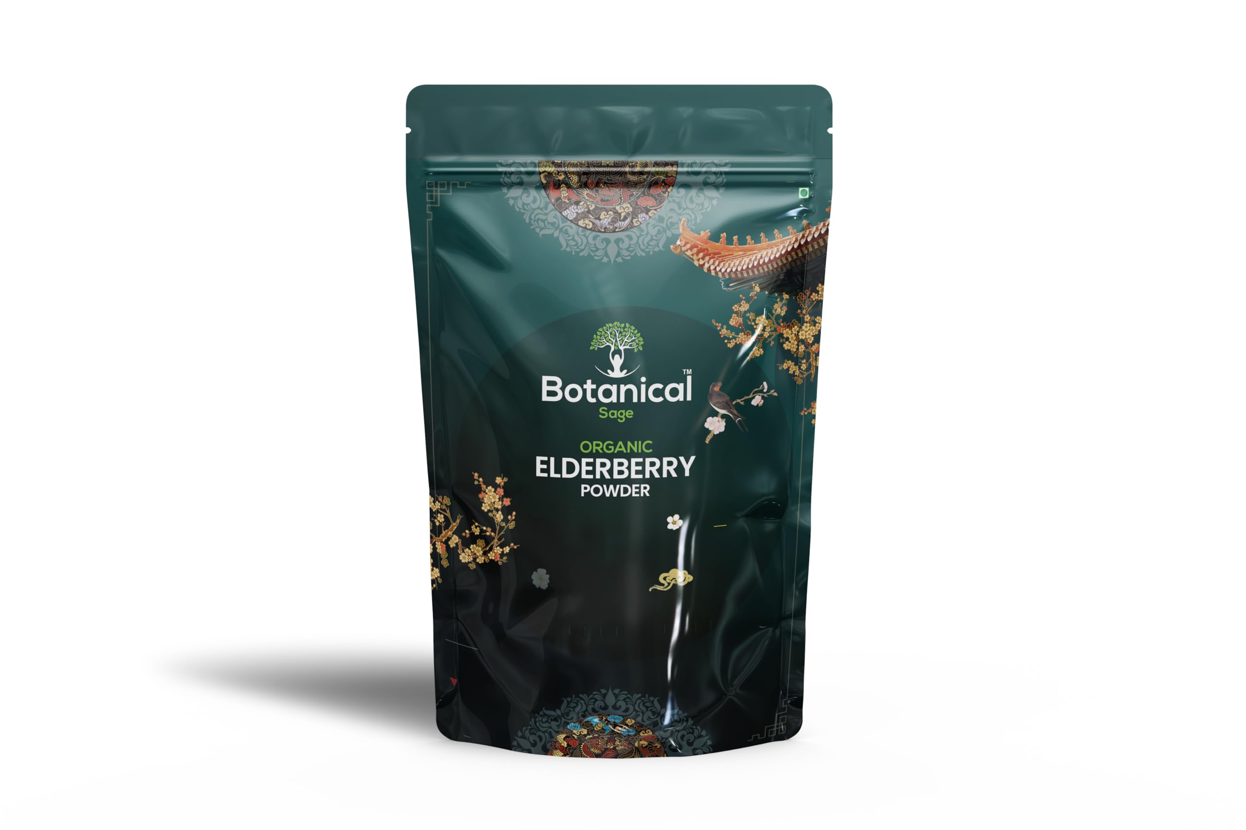 Botanical Sage- Elderberry Powder 100g | Rich In Fibre | Herbal | Selected | Extra Cleaned