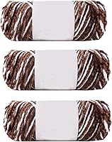 Vista 42 de Hilado de felpilla de terciopelo para manualidades, hilo para tejer a mano, suave, cálido, esponjoso, chal para bricolaje, bufanda, sombrero