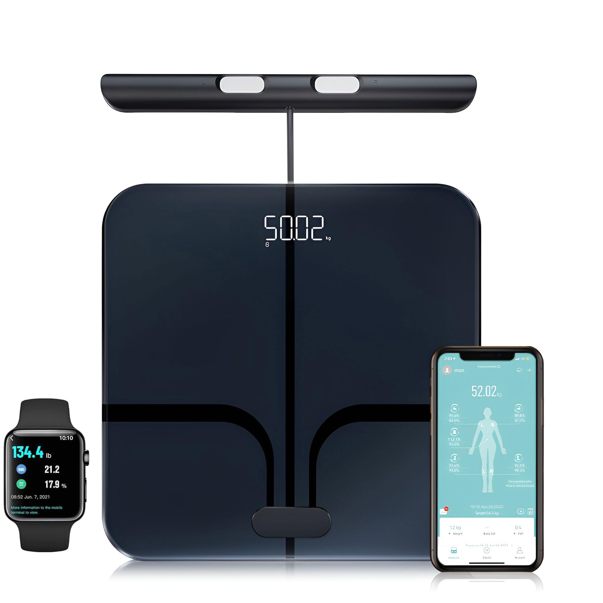 health the body pod smart scale Neues und verbessertes Modell 2026 Körperzusammensetzungswaage 8 Elektroden – Intelligente APP-Fitnesswaage, Dualfrequenz, Präzise elektronische Waage