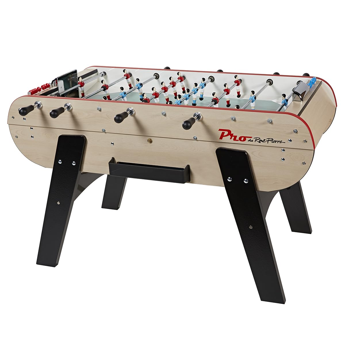 Rene Pierre Baby Foot Pro - Baby Foot Pro senza moneta - Fabbricazione francese - 168 x 98 x 44 - HETRE
